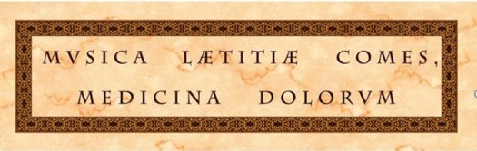 MUSICA LAETITIAE COMES