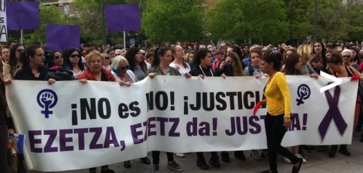 PROTESTA EN PAMPLONA